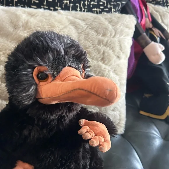 Fantastic Beasts Plush Niffler Harry Potter 11” Black Stuffed Animal - Picture 2 of 8